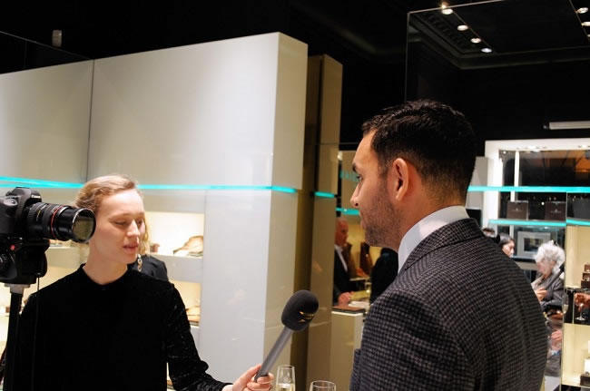 Craig being interview by Fashion One TV