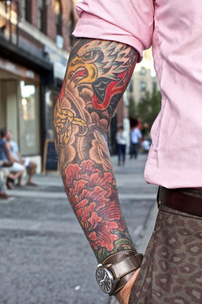 Nick Wooster's arm