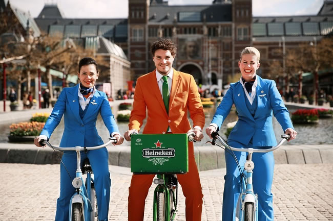 KLM Joins Forces with Heineken