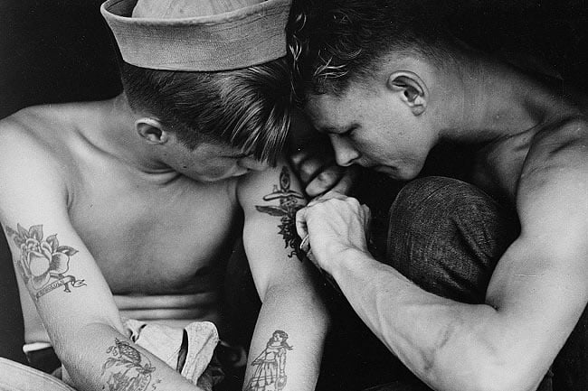 Tattooed sailors 