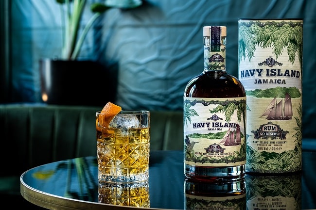 A Rum-Based Old Fashioned with Navy Island XO Reserve