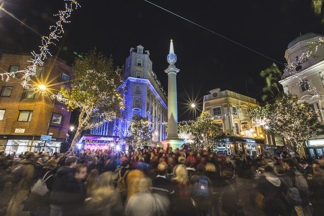 Seven Dials to Create Magical Christmas Light Switch On