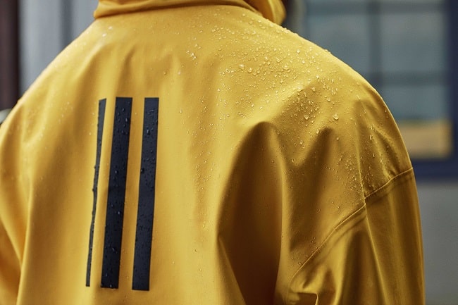 adidas myshelter rain jacket yellow