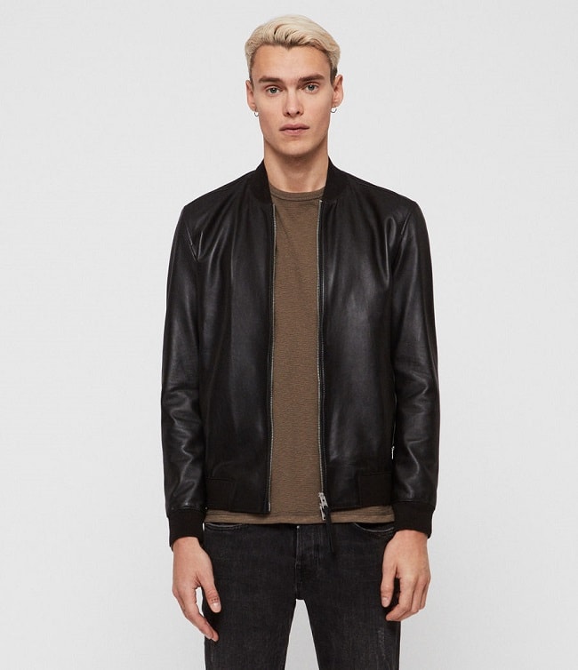 History of the Mens Leather Bomber Jacket