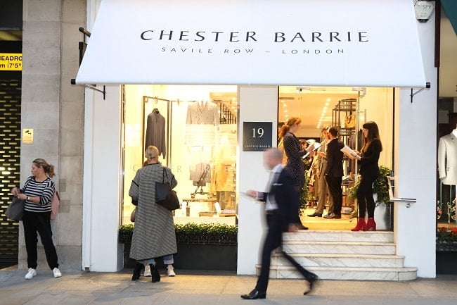 Chester Barrie Newly Refurbished Savile Row Store