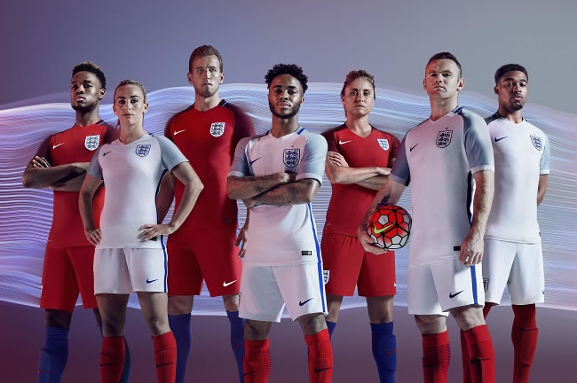 The 2016 National England Football Kit