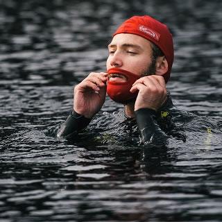 Innovative Beard Cap for Bearded Swimmers